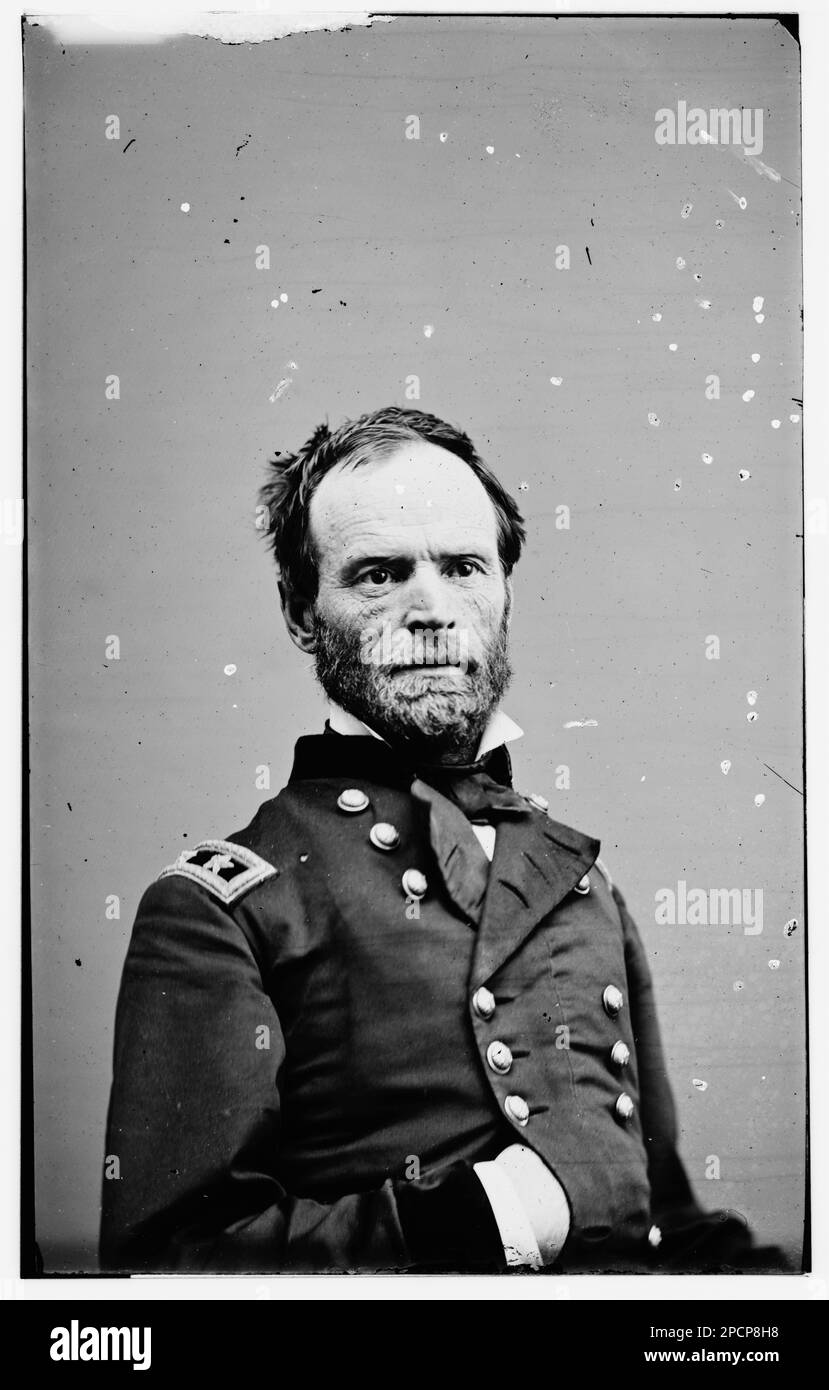 Sherman. Fotografie della guerra civile, 1861-1865 , pubblicato in: Capitolo 'personaggi famosi' dell'ebook grandi fotografie dalla Biblioteca del Congresso, 2013. Stati Uniti, Storia, Guerra civile, 1861-1865. Foto Stock