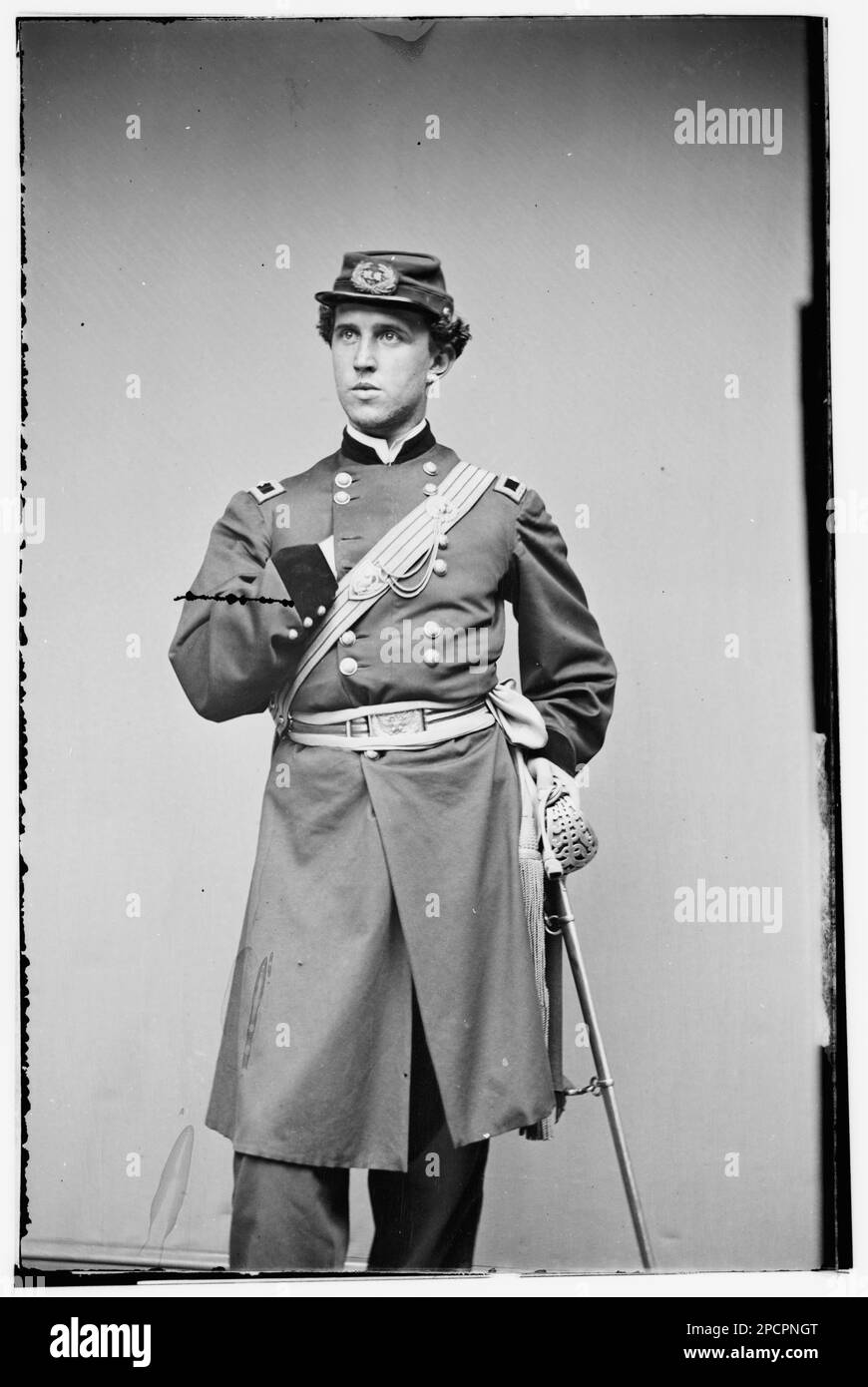 General C.C. Dodge. Fotografie della guerra civile, 1861-1865 . Stati Uniti, Storia, Guerra civile, 1861-1865. Foto Stock