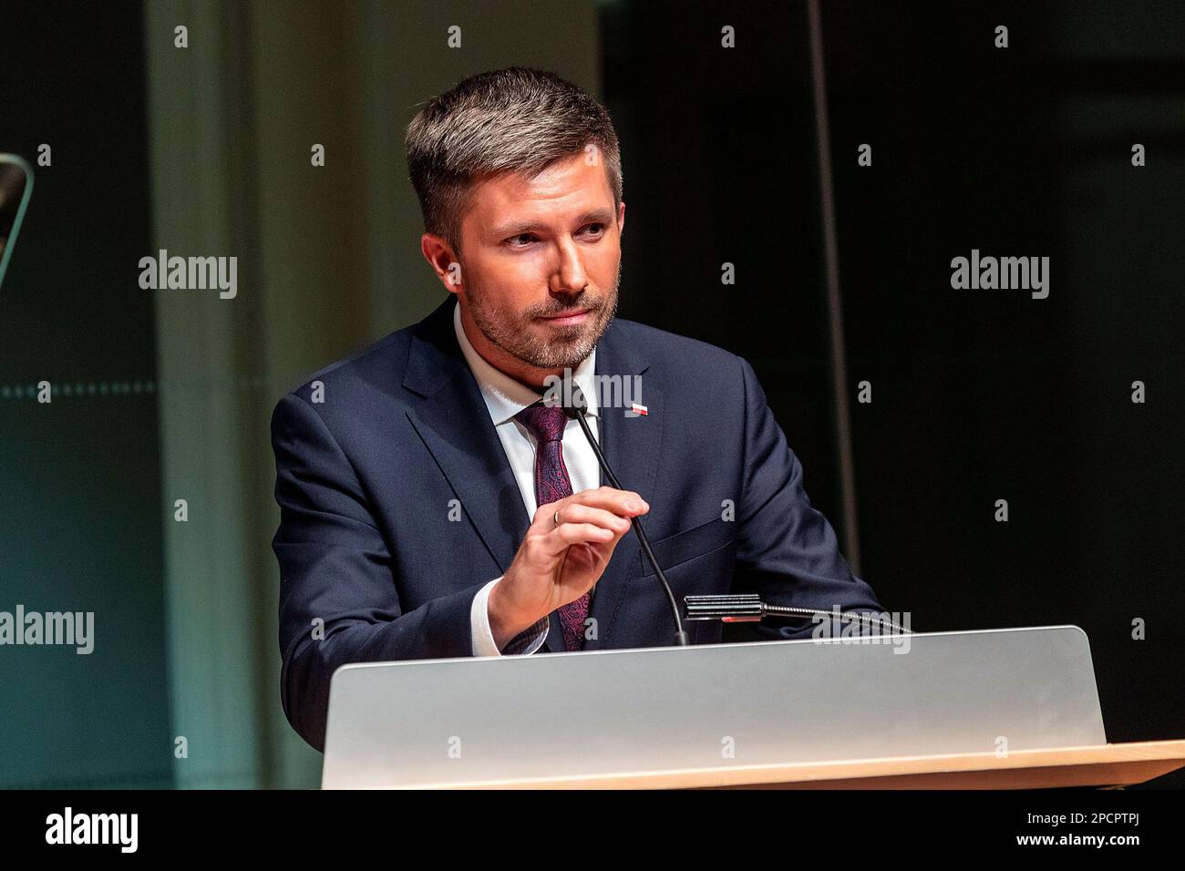 New York, NY, Stati Uniti. 13th Mar, 2023. Adrian Kubickyi alla commemorazione del 80th° anniversario della rivolta del Ghetto di Varsavia alla Carnegie Hall. Credit: Steve Mack/Alamy Live News Foto Stock