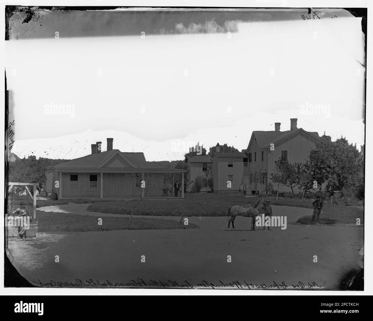 Washington, District of Columbia (nelle vicinanze). Quartier generale delle difese a sud del Potomac. Fotografie della guerra civile, 1861-1865 . Stati Uniti, Storia, Guerra civile, 1861-1865. Foto Stock