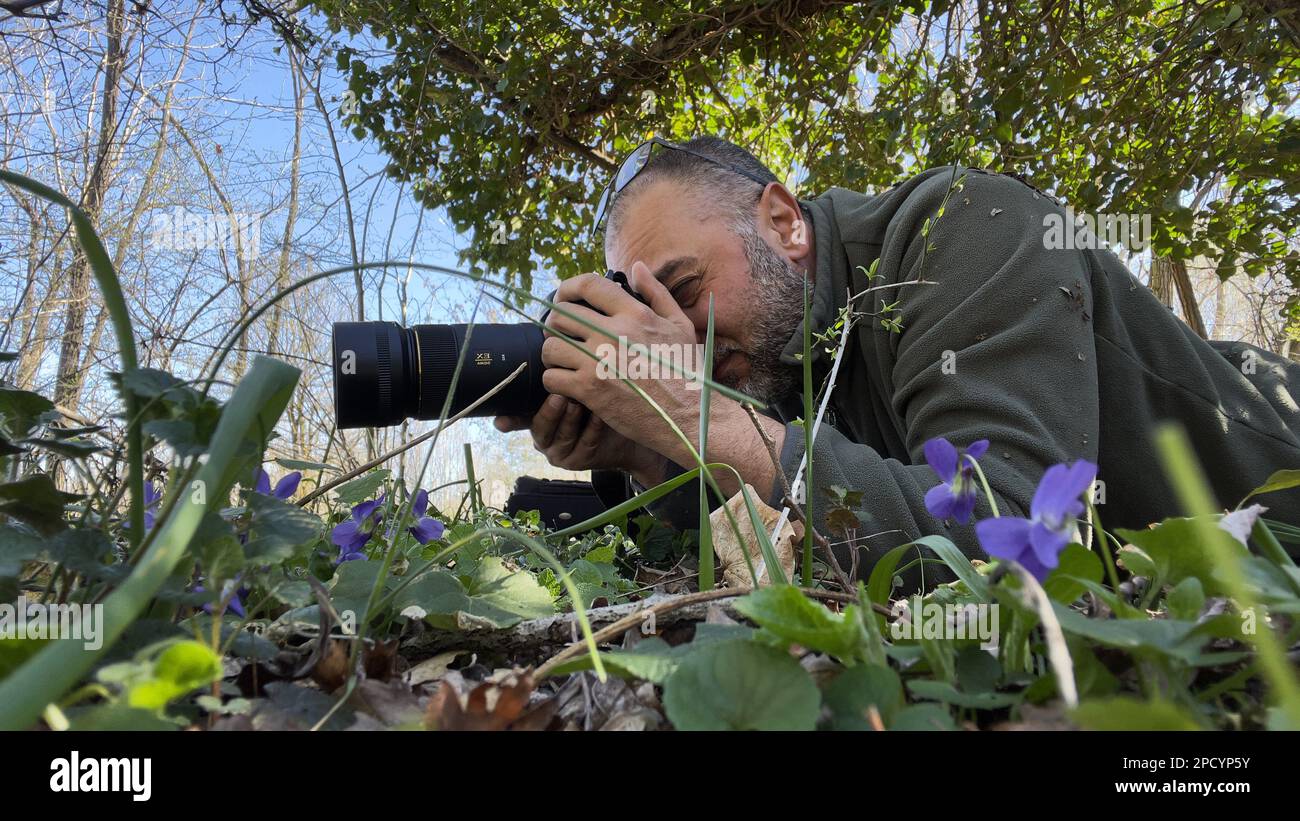 Fotografo di natura Foto Stock