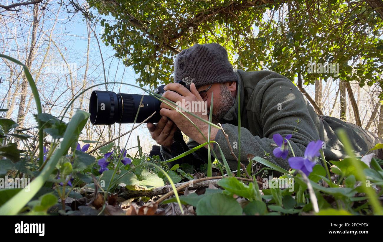 Fotografo di natura Foto Stock