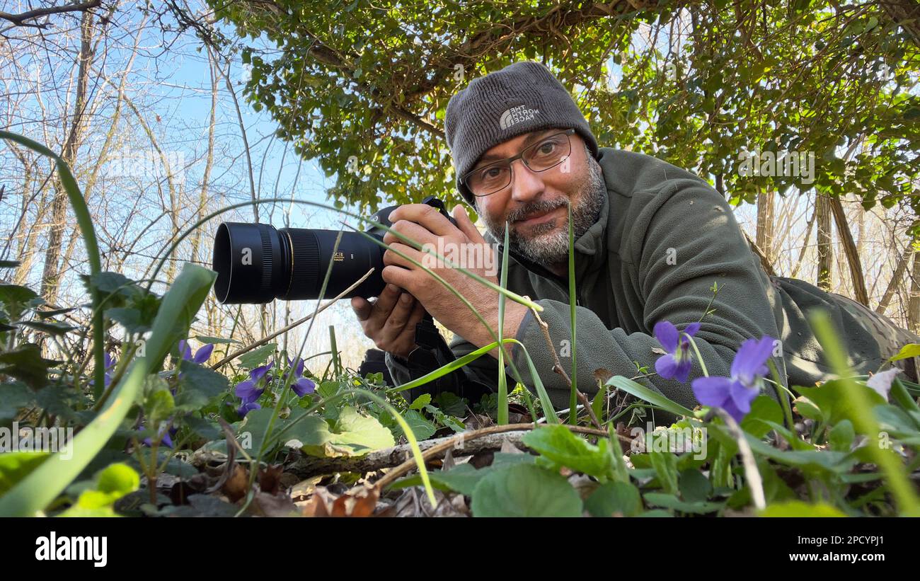 Fotografo di natura Foto Stock