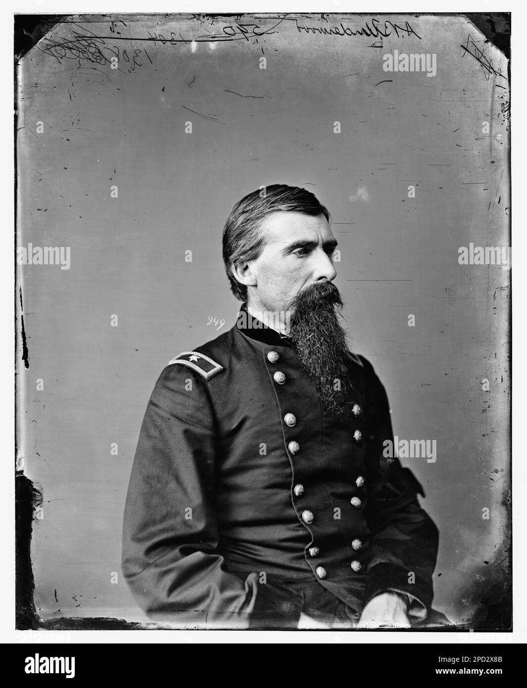 Generale A.B. Underwood, Stati Uniti. Fotografie della guerra civile, 1861-1865 . Stati Uniti, Storia, Guerra civile, 1861-1865. Foto Stock