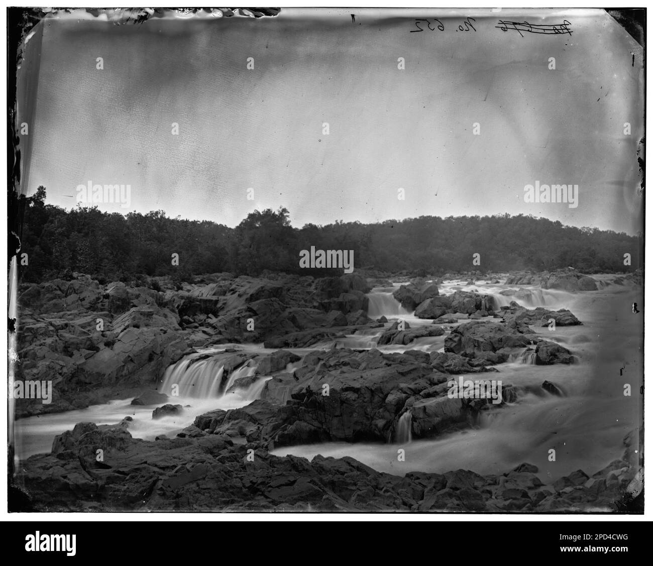 Washington, District of Columbia (nelle vicinanze). Great Falls, fiume Potomac. Fotografie della guerra civile, 1861-1865 . Stati Uniti, Storia, Guerra civile, 1861-1865. Foto Stock