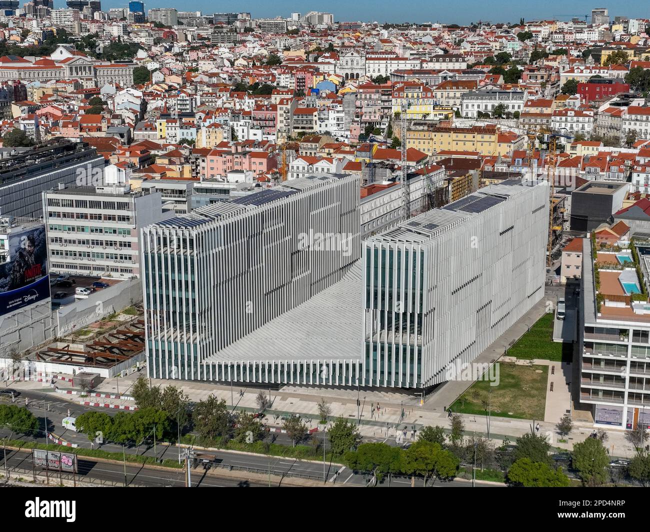 Sede EDP a Lisbona, Portogallo Foto Stock