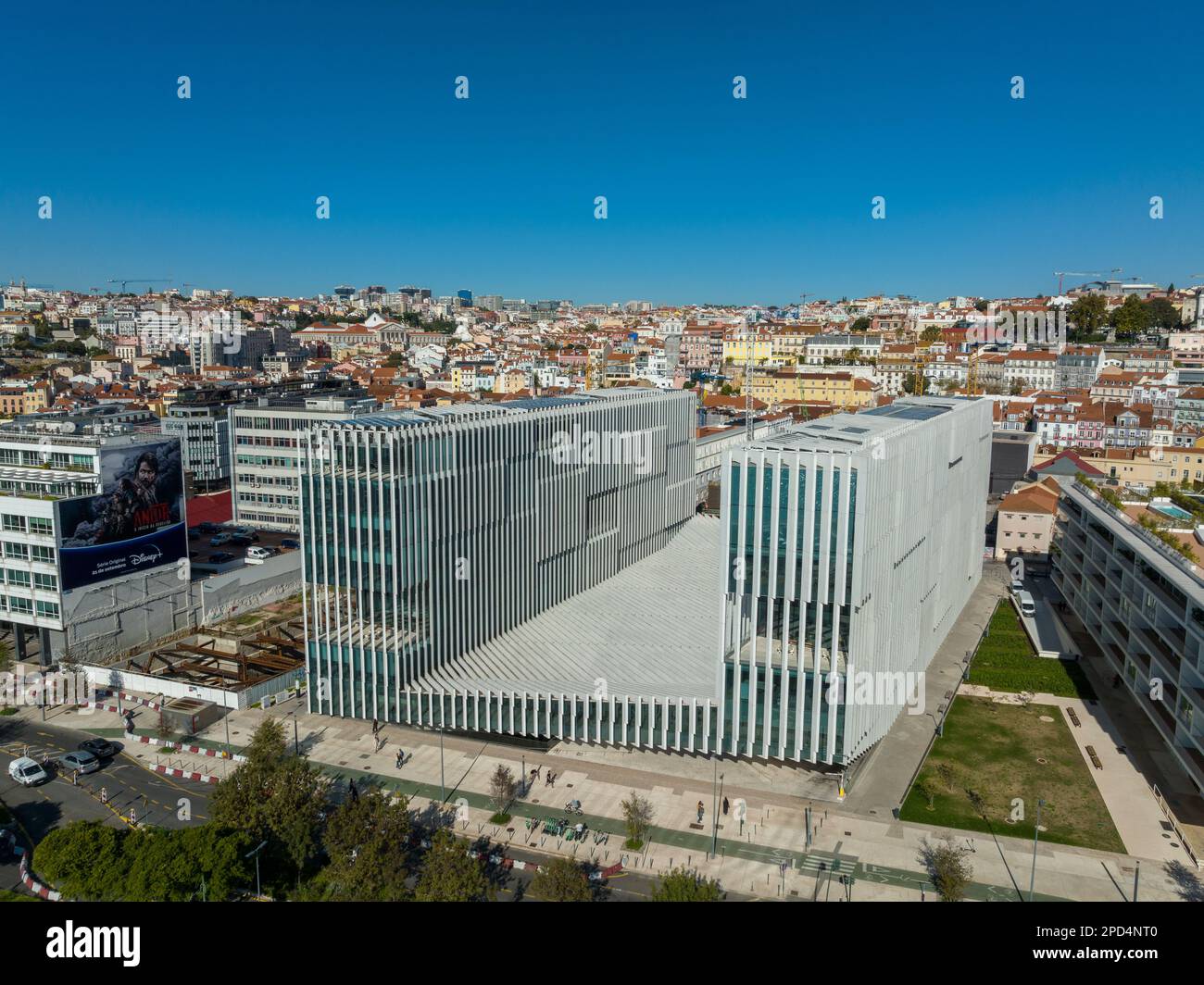 Sede EDP a Lisbona, Portogallo Foto Stock