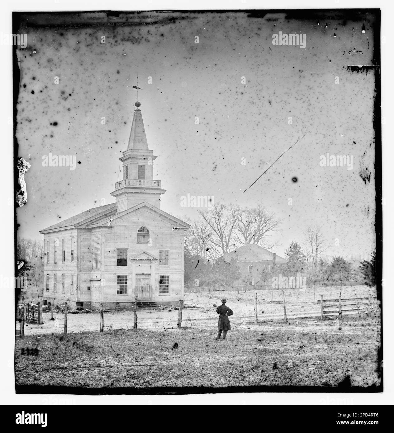 Falls Church, Virginia. Chiesa. Fotografie della guerra civile, 1861-1865 . Stati Uniti, Storia, Guerra civile, 1861-1865. Foto Stock