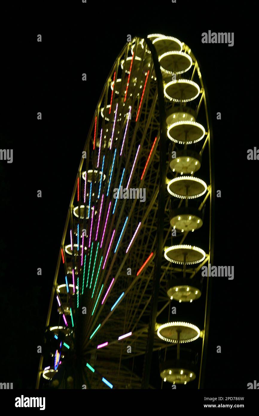 ruota panoramica carosello, fiera, tivoli, libori, paderborn, northrhine westfalia, germania Foto Stock