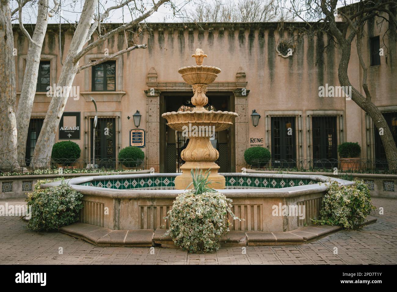 Fontana a Tlaquepaque, Sedona, Arizona Foto Stock