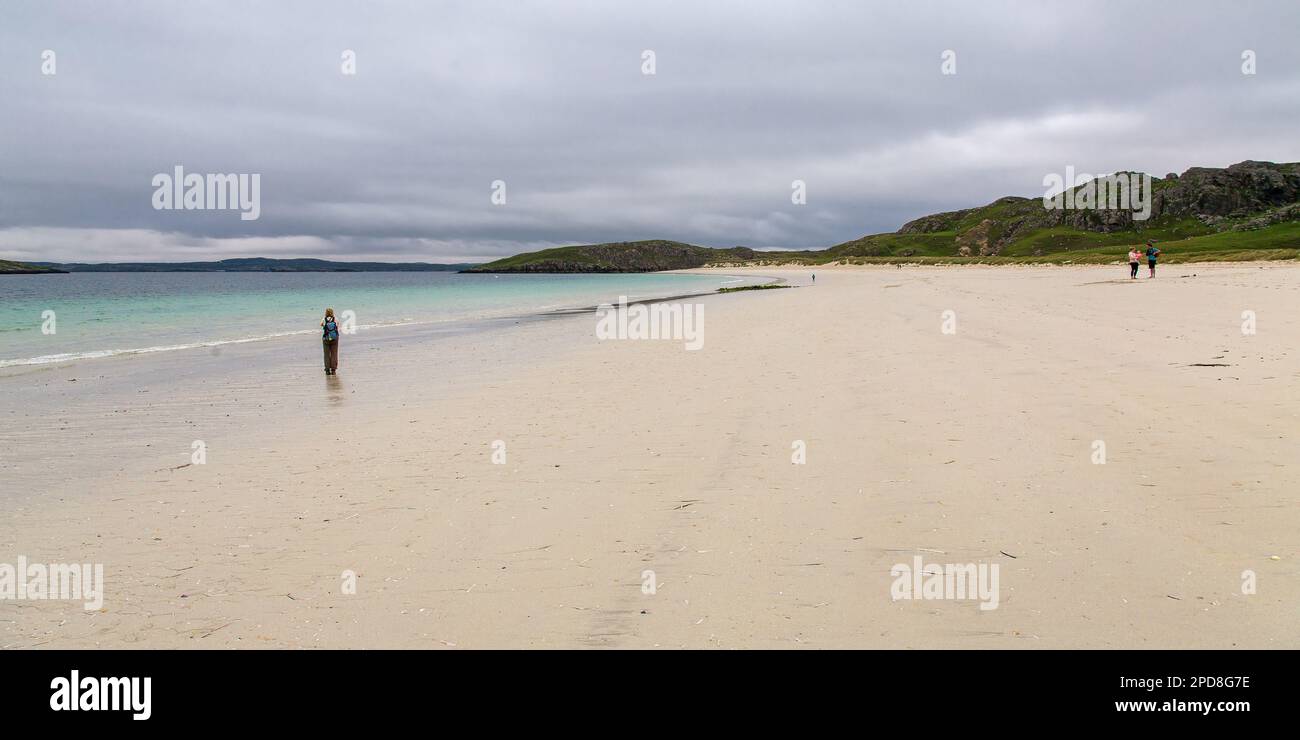 Wonderful Reef Beach / Traigh na Bèirigh, Kneep, Lewis, Isola di Lewis, Ebridi, Outer Ebrides, Western Isles, Scozia, Regno Unito Foto Stock