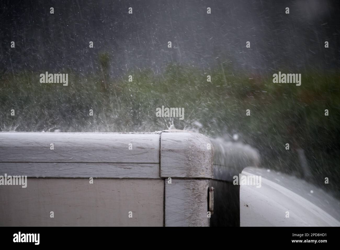 Temporale pesante a Danzica, Polonia © Wojciech Strozyk / Alamy Stock Photo Foto Stock