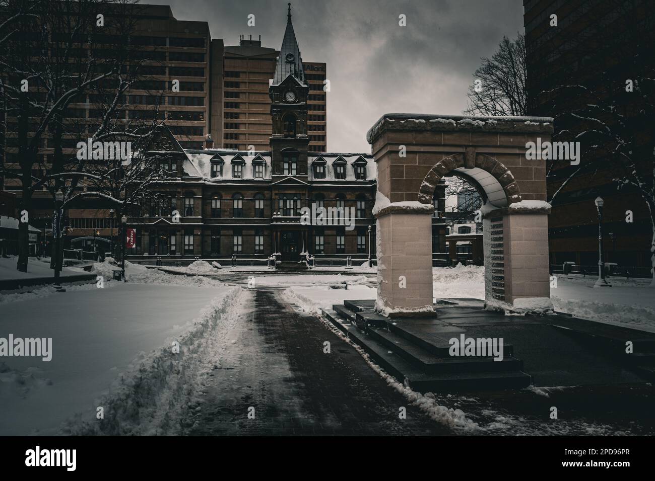 Halifax City Hall, sito storico nazionale del Canada Foto Stock