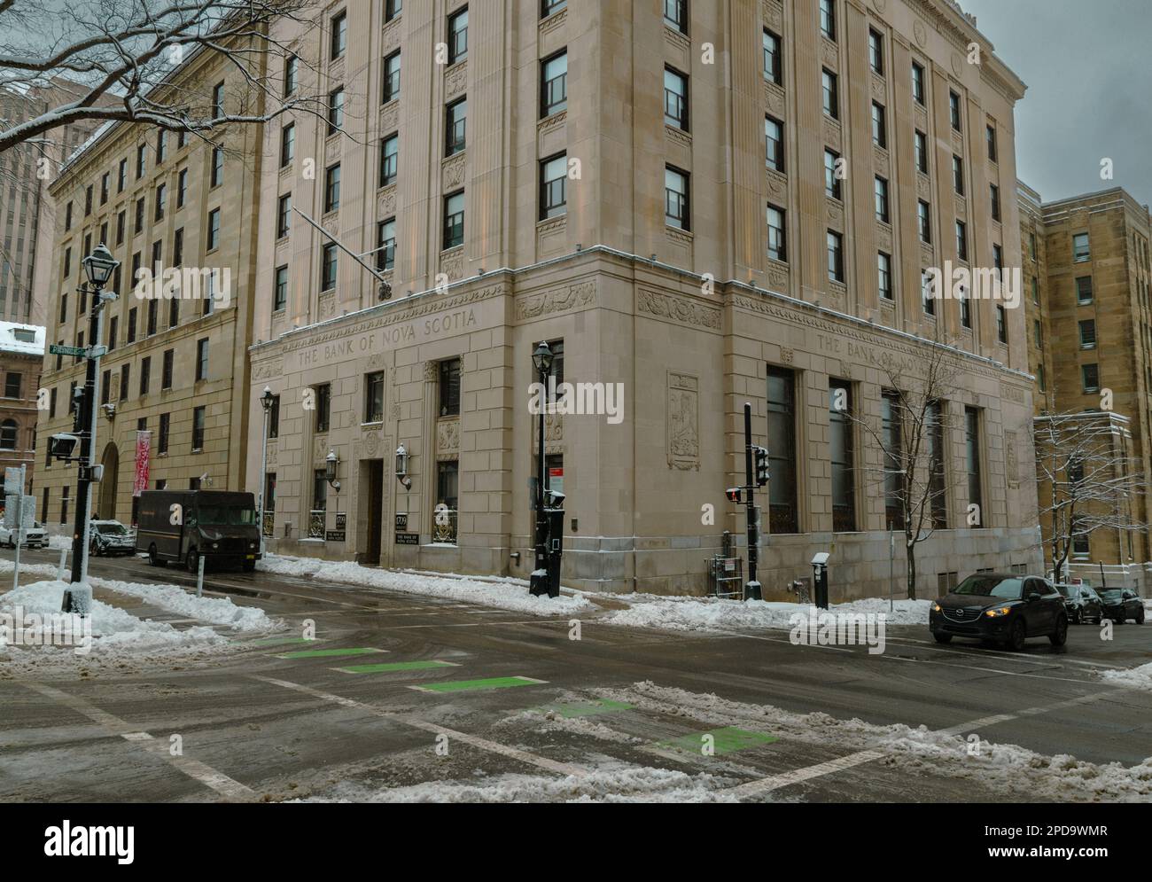 La Banca della Nuova Scozia a 1709 Hollis Street Foto Stock