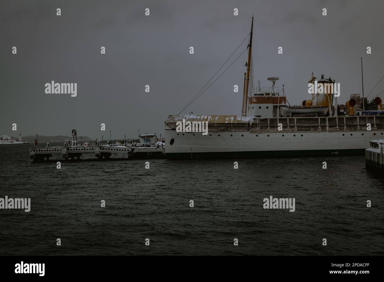 La nave Museo CSS Acadia un'ex nave di indagine idrografica e di ricerca oceanografica del sondaggio idrografico del Canada Foto Stock