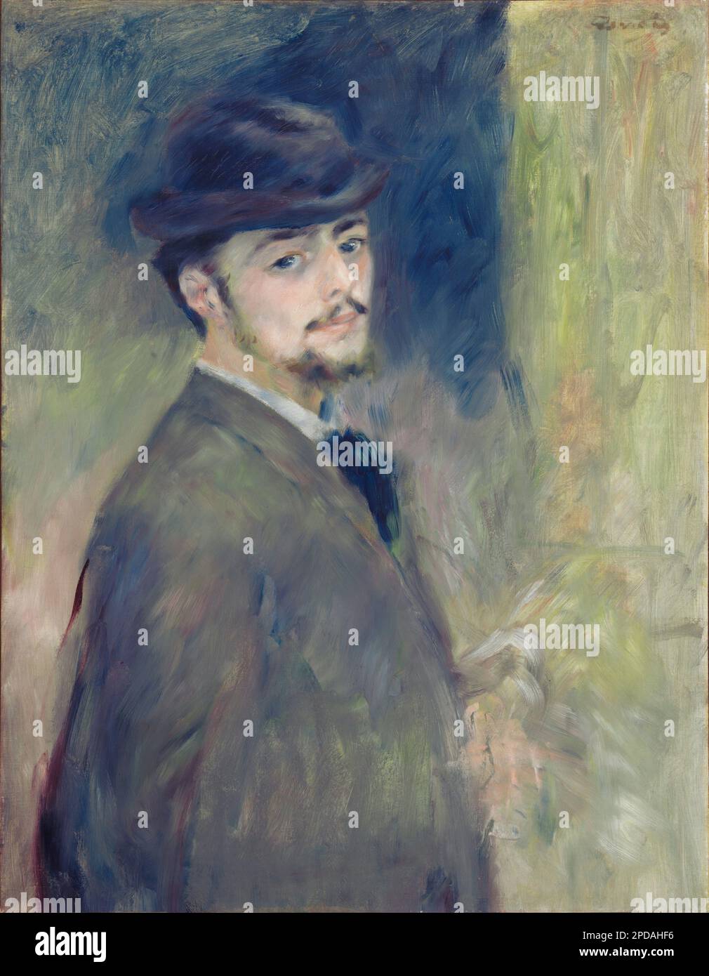 Autoritratto di Pierre-Auguste Renoir Foto Stock