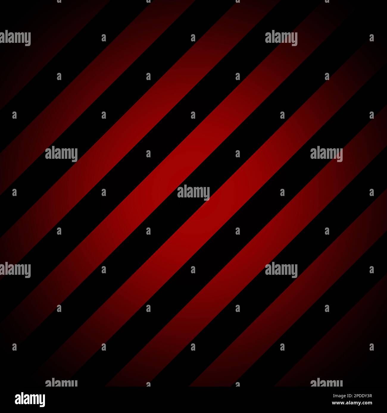 Strisce diagonali nere su sfondo rosso Foto Stock