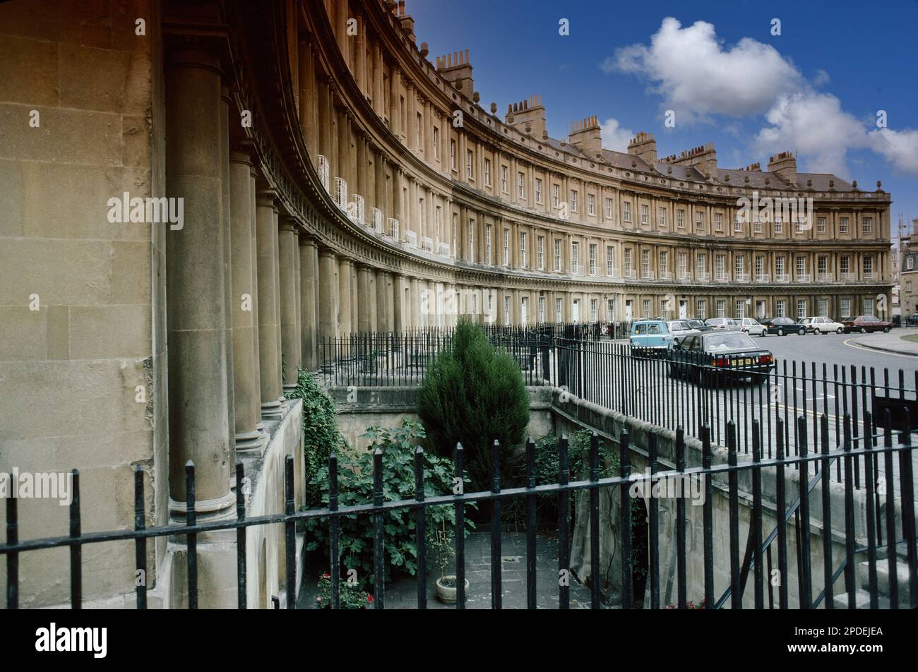 Il Royal Crescent, Bath, Inghilterra Foto Stock