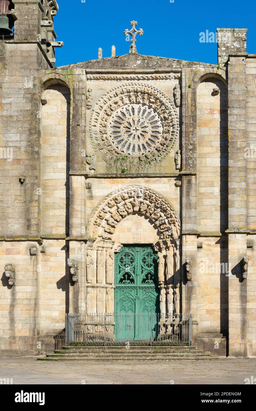 Chiesa di San Martin de Noya. Igrexa de San Martino de Noia. Noia, Galizia. Spagna Foto Stock
