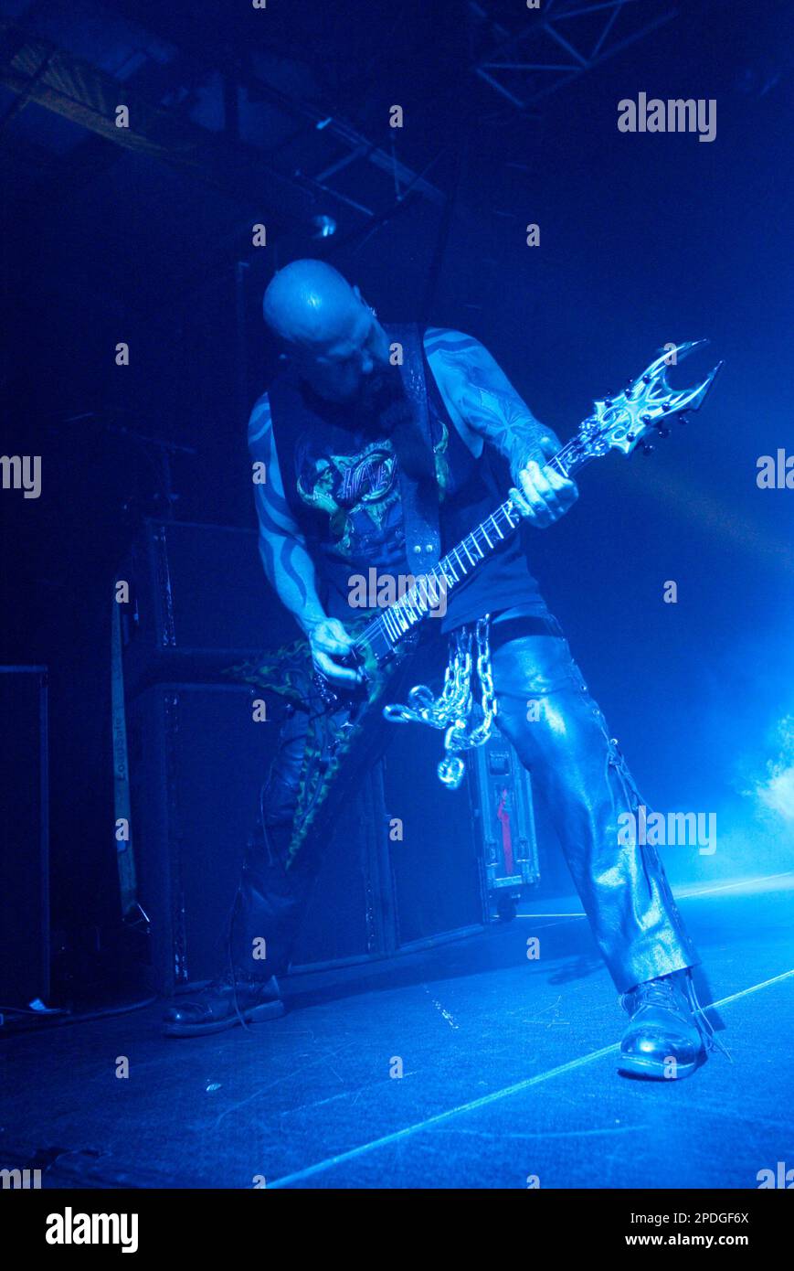 Kerry King of Slayer si esibisce dal vivo all'Hordern Pavilion. Sydney, Australia. 17.04.07. Foto Stock