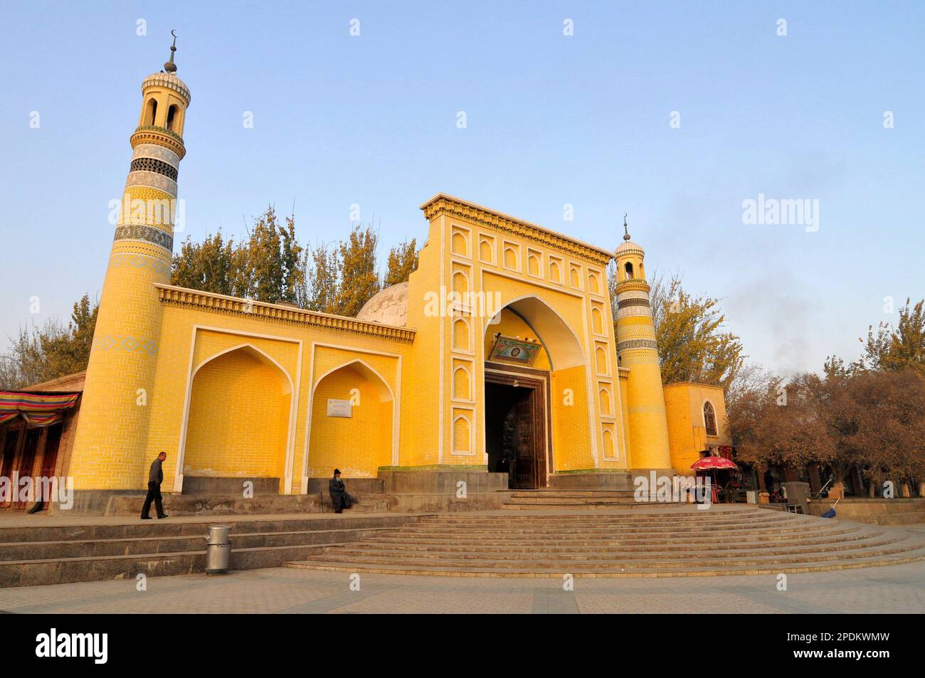 Moschea ID Kah a Kashgar, Cina. Foto Stock