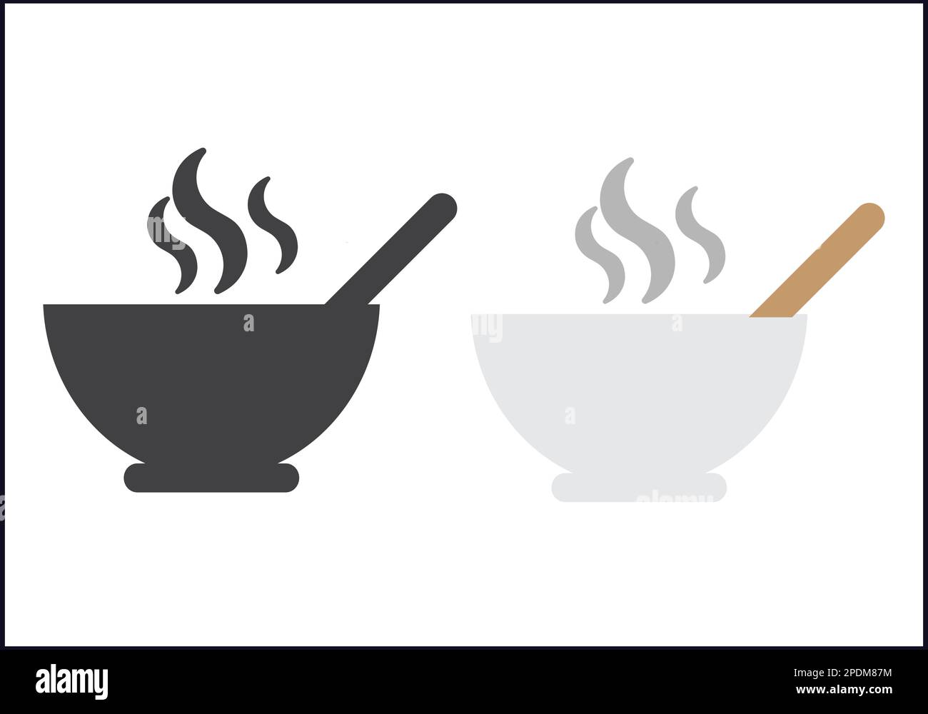 vettore icona cibo su sfondo bianco. Illustrazione Vettoriale