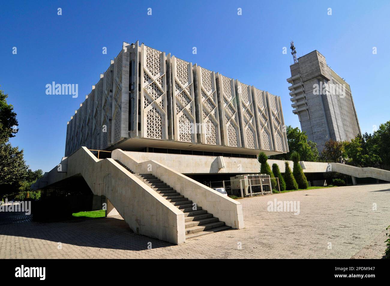 Il Museo di Stato della Storia dell'Uzbekistan in Tashkent, Uzbekistan. Foto Stock