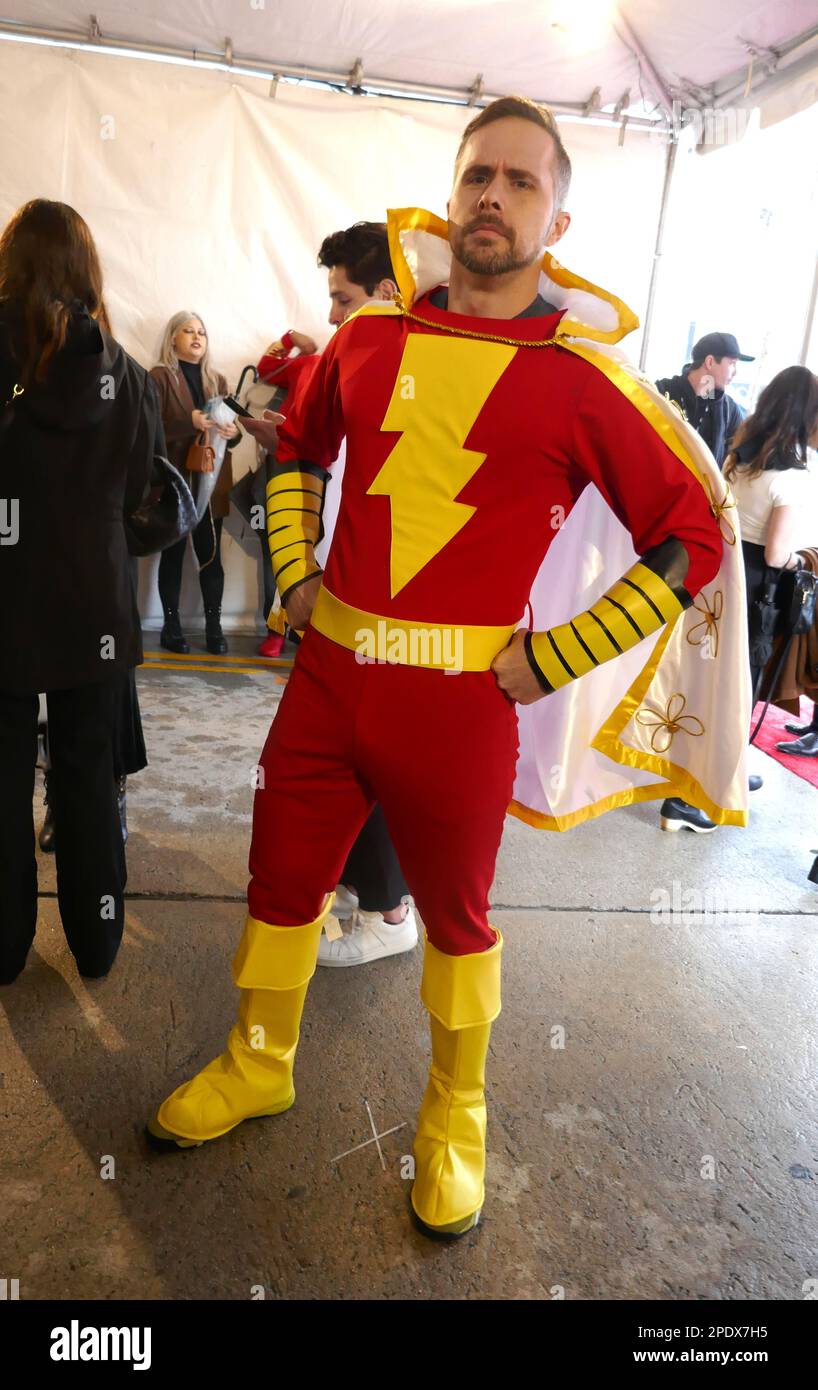 Los Angeles, California, USA 14th Marzo 2023 la prima di Warner Bros. "Shazam! Fury of the Gods' al Regency Village Theatre il 14 marzo 2023 a Los Angeles, California, USA. Foto di Barry King/Alamy Live News Foto Stock