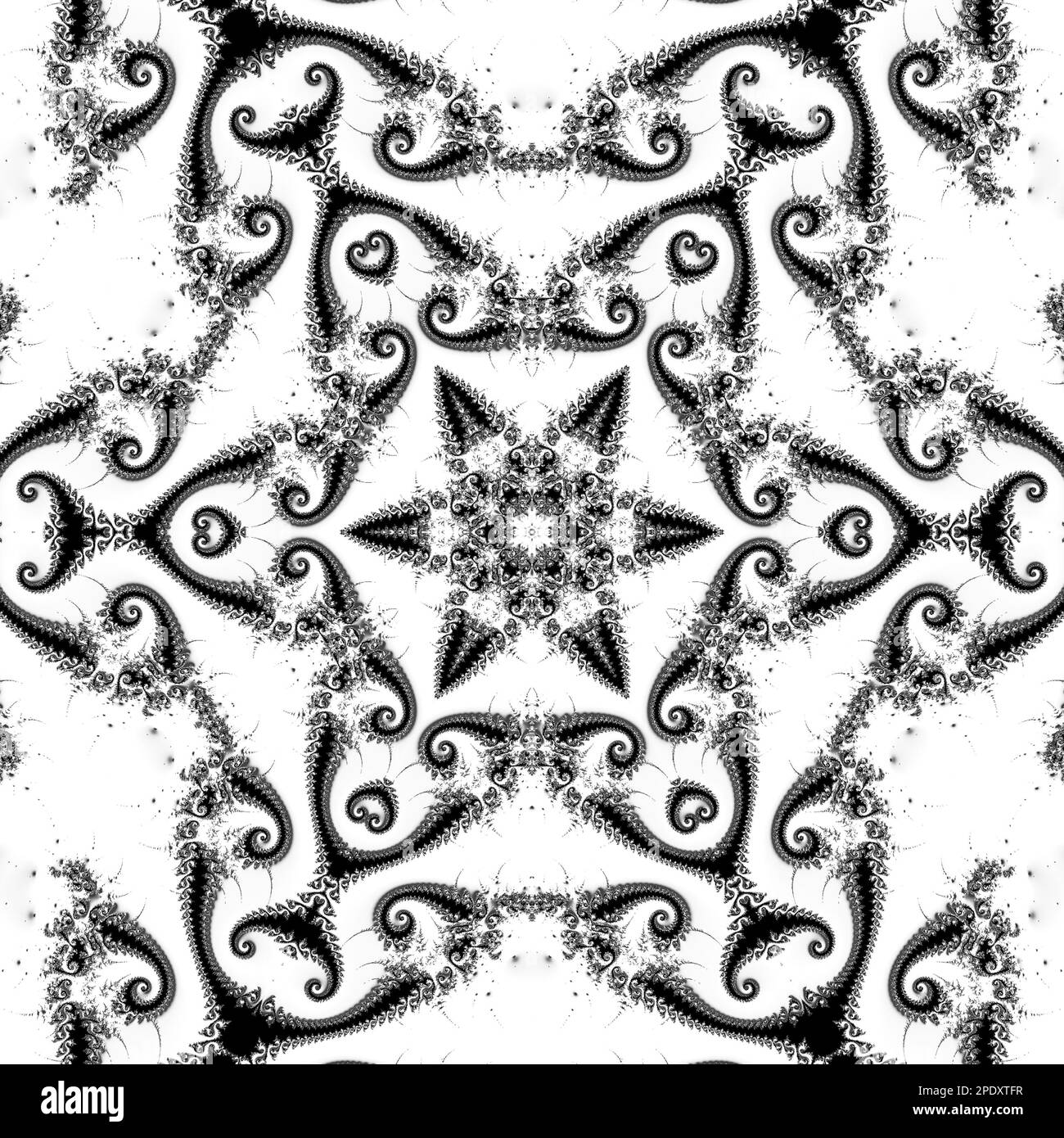 Coloratissimi modelli di Caleidoscopio multiplo Foto Stock