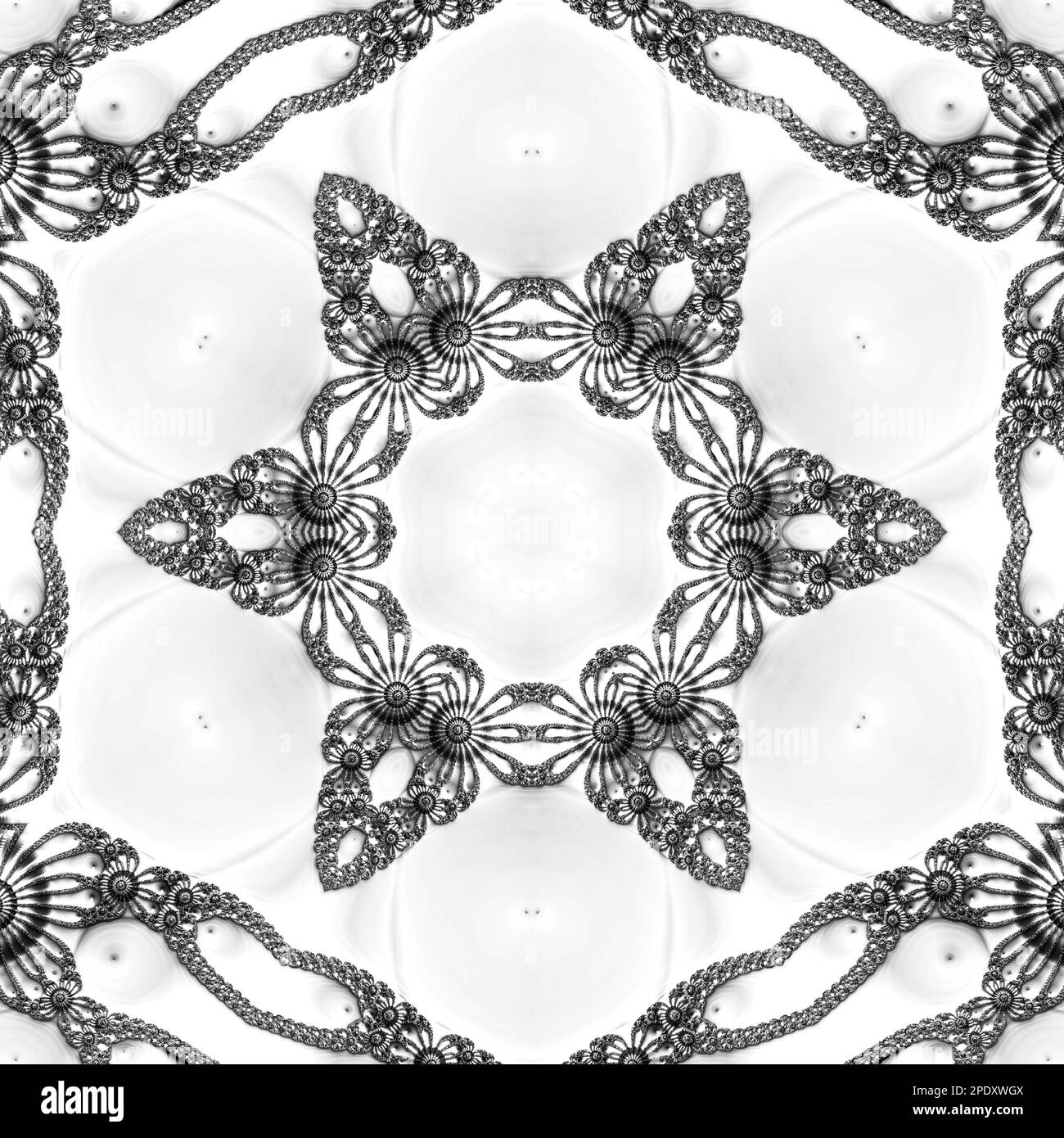 Coloratissimi modelli di Caleidoscopio multiplo Foto Stock