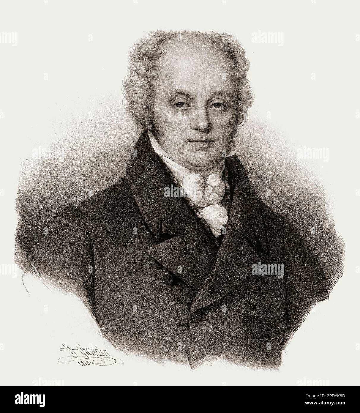 Franz Joseph Gall, 1758-1828, neuroanatomista e fisiologo tedesco Foto Stock