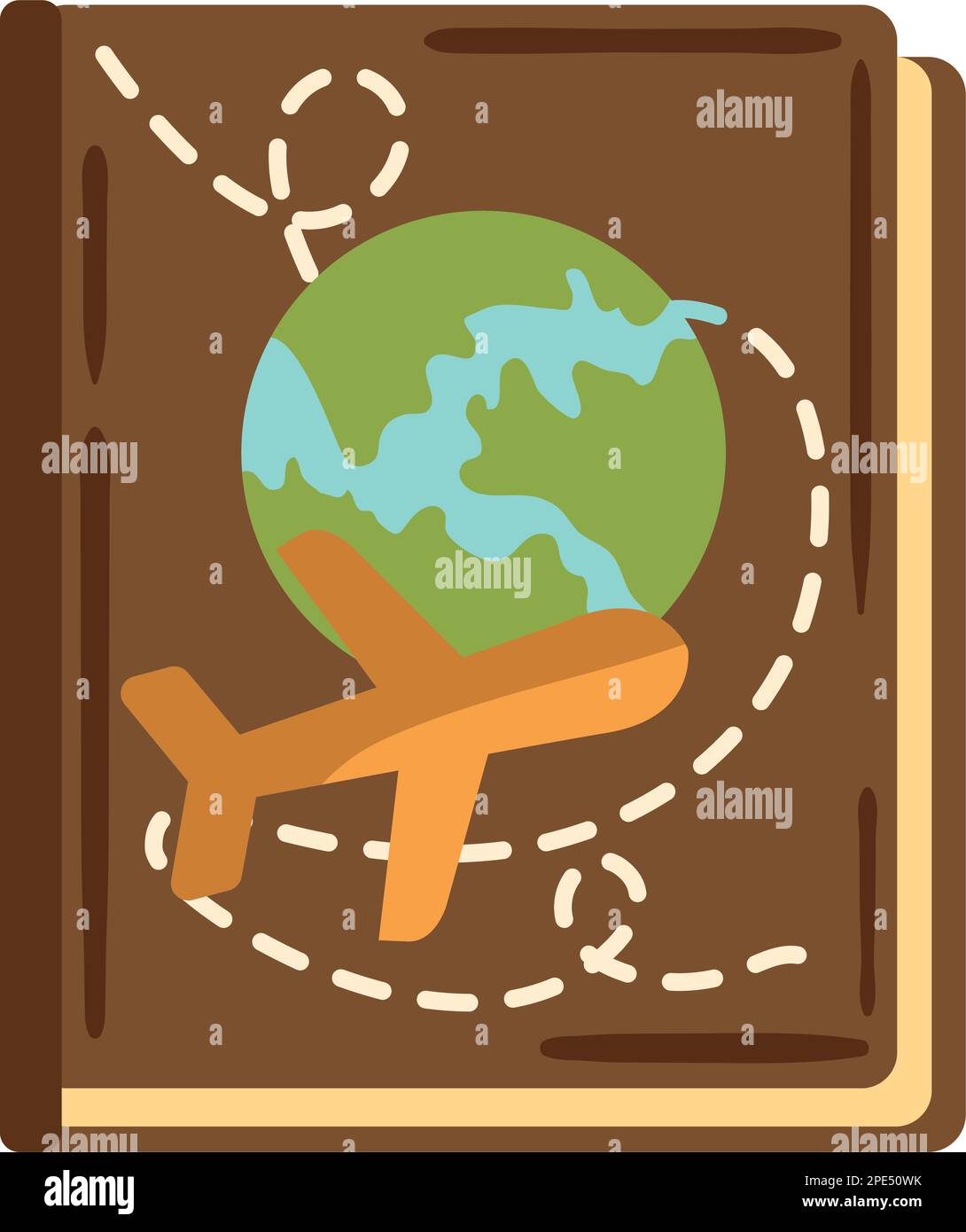 guida di viaggio Illustrazione Vettoriale