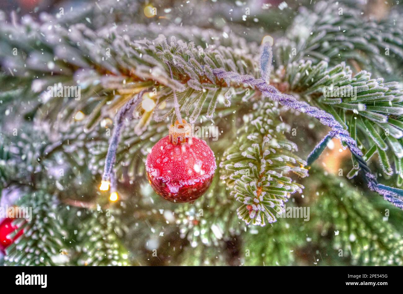 Avents- und Weihnachtszeit Foto Stock