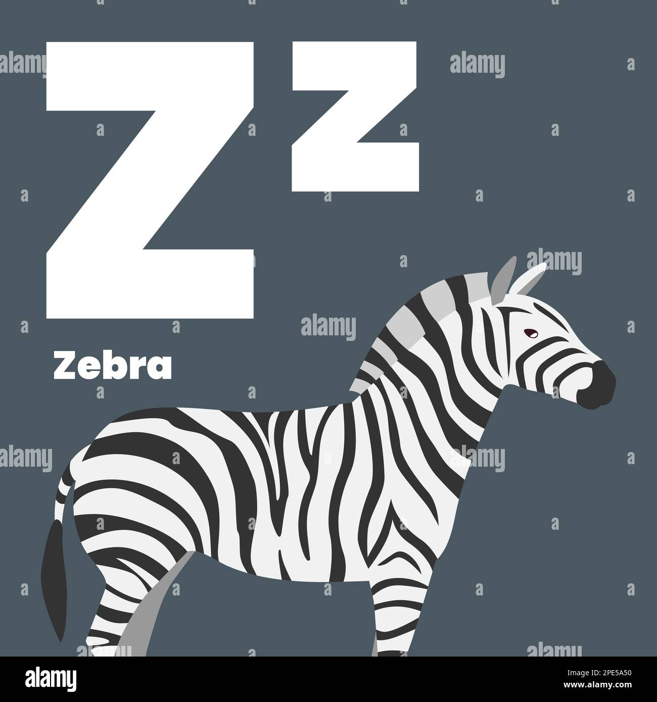 La Lettera Z È Per Zebra Tazza Grande Da 15oz - Albero Grande