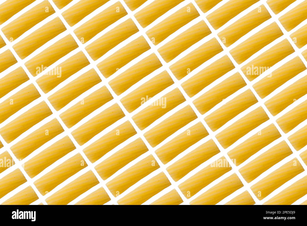Rigatoni come pasta texture Foto Stock
