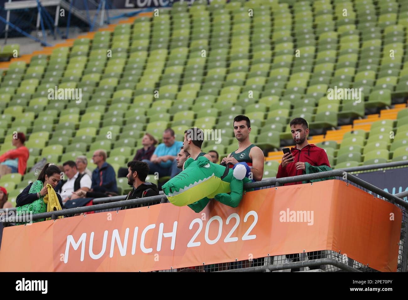 Tifosi al Campionato europeo di atletica 2022 Foto Stock