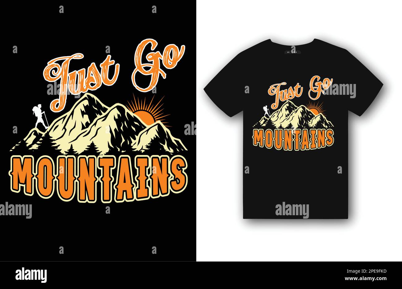 Design della t-shirt da caccia Illustrazione Vettoriale