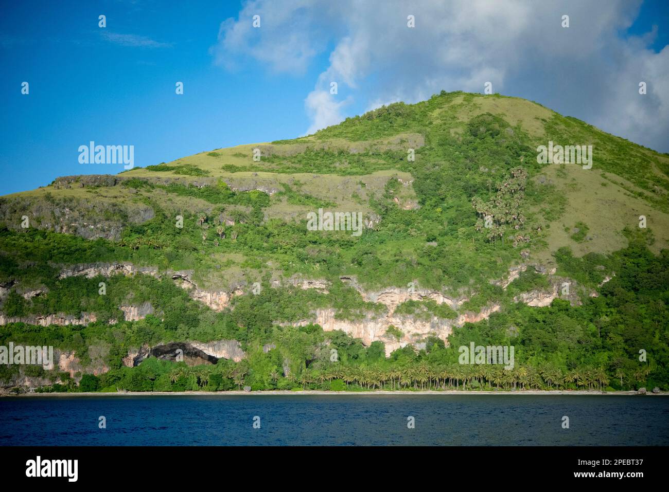 Costa, Tanibar, Isole Forgotten, Mare di banda, Indonesia Foto Stock