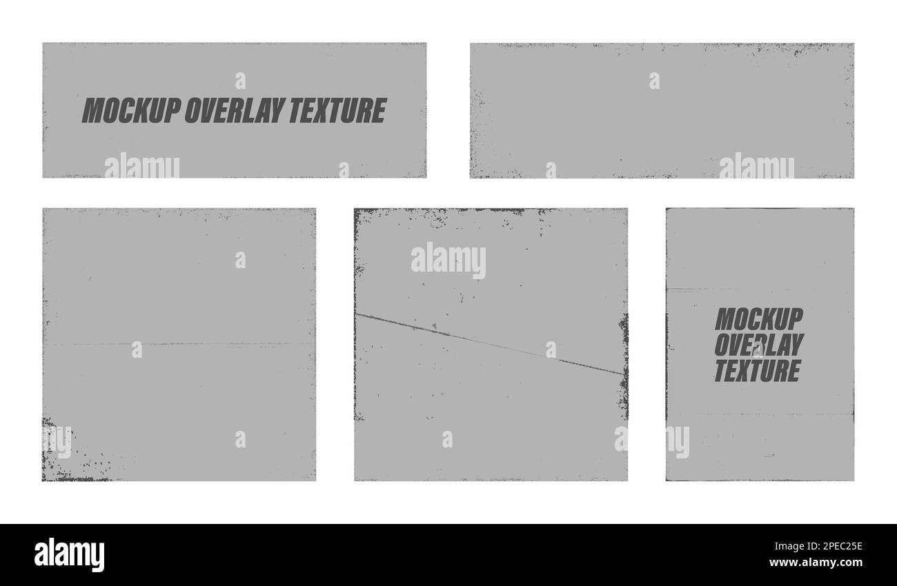 Copertina overlay CD album o vinile record con effetto vintage Illustrazione Vettoriale