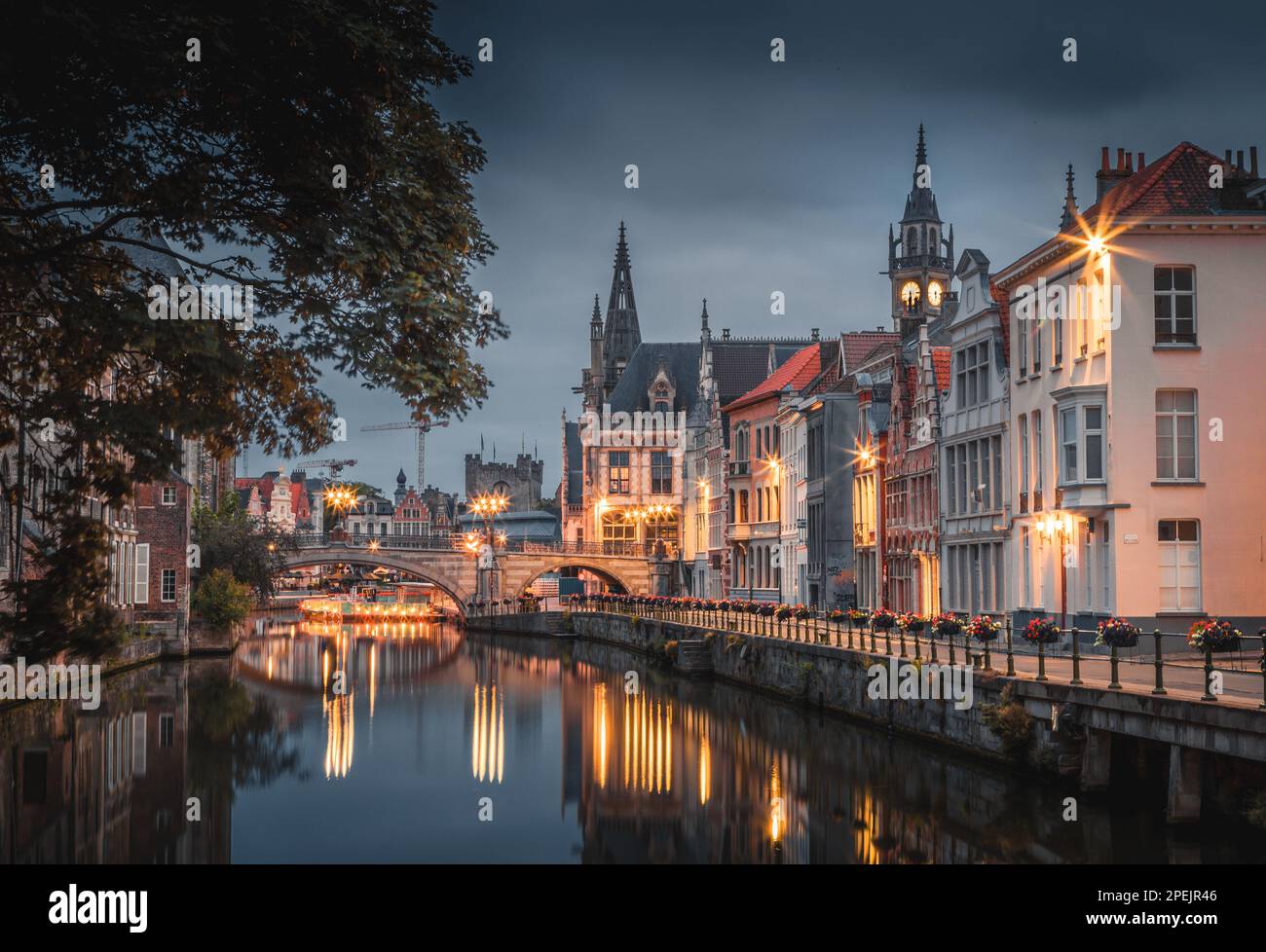 Gand - Belgio Foto Stock