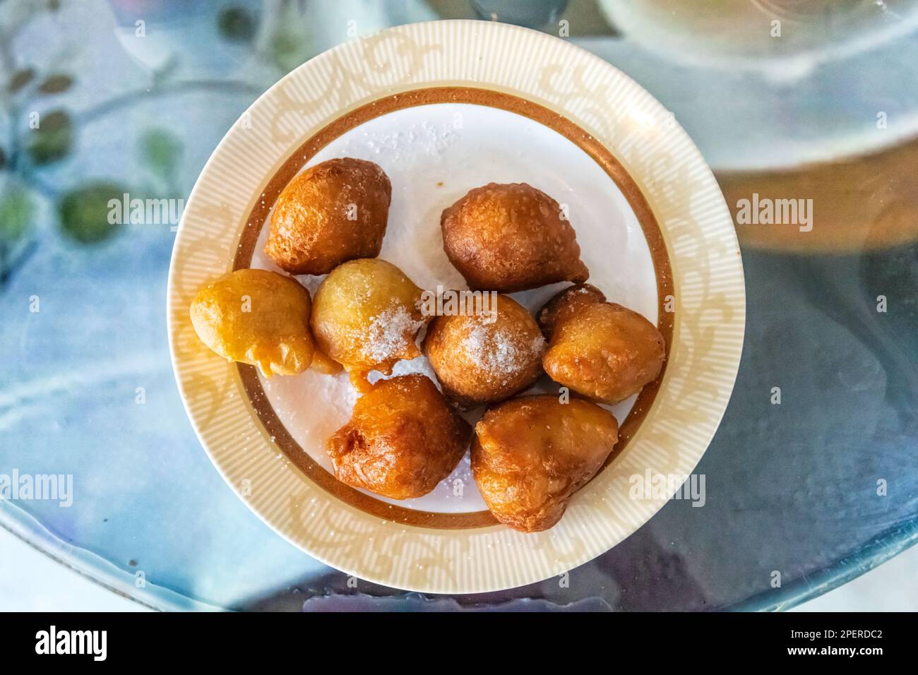 Gnocchi Zalabia sudanesi Foto Stock