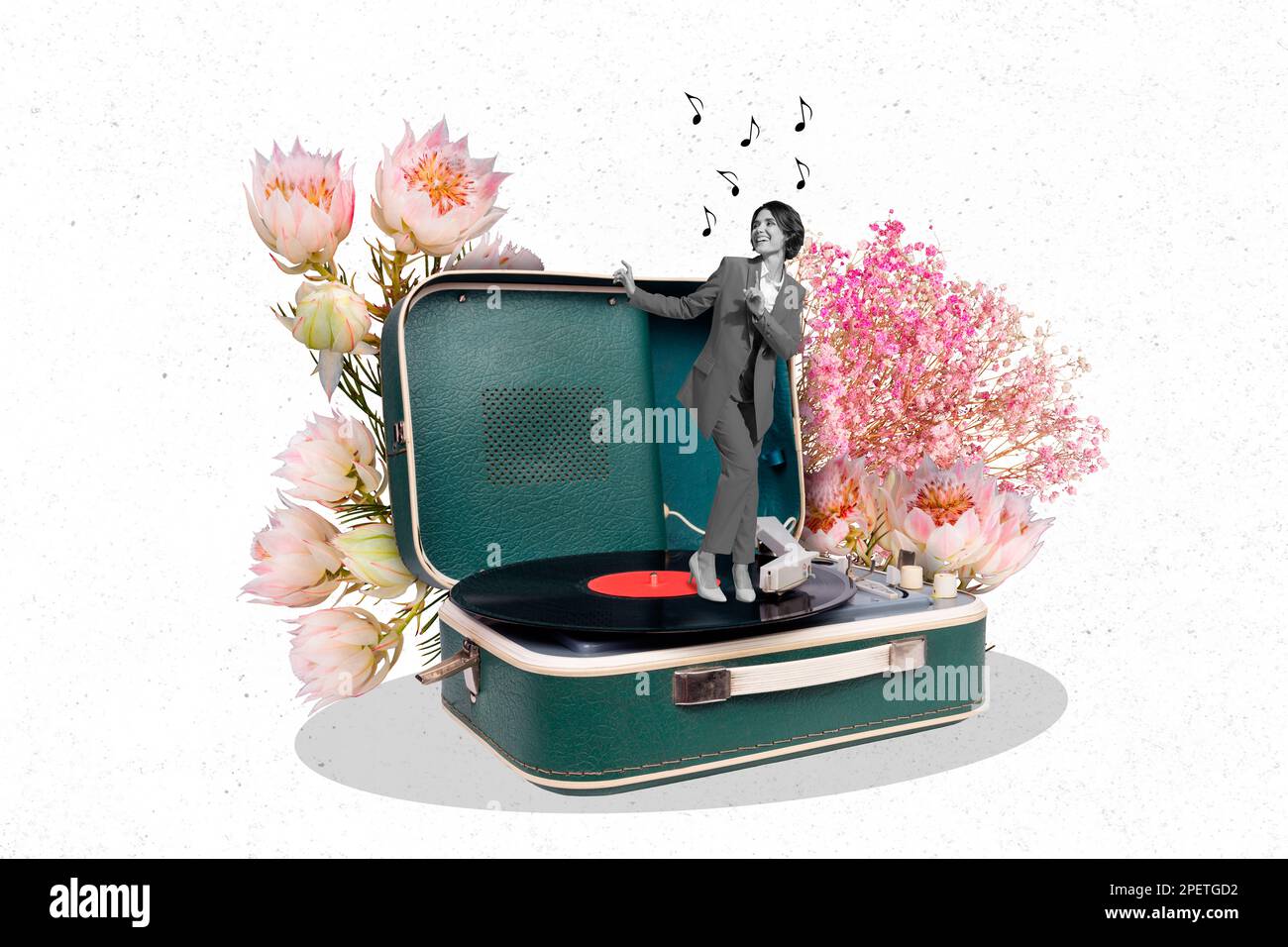 Fiori decorativi vinile Vintage