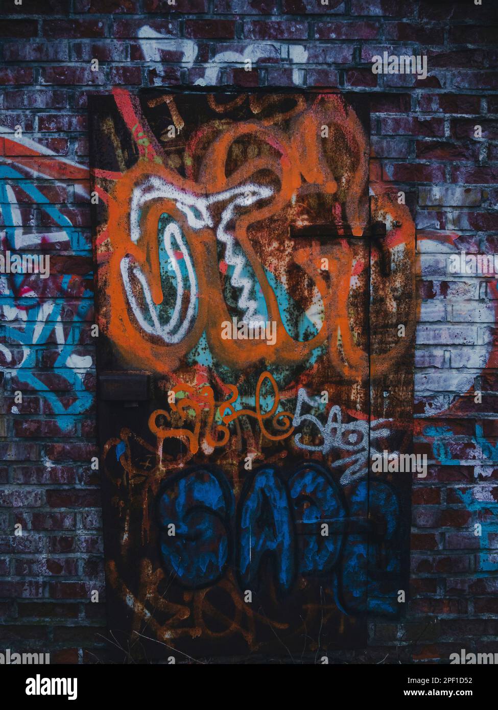 Vernice spray Graffiti ART, Norvegia Foto Stock