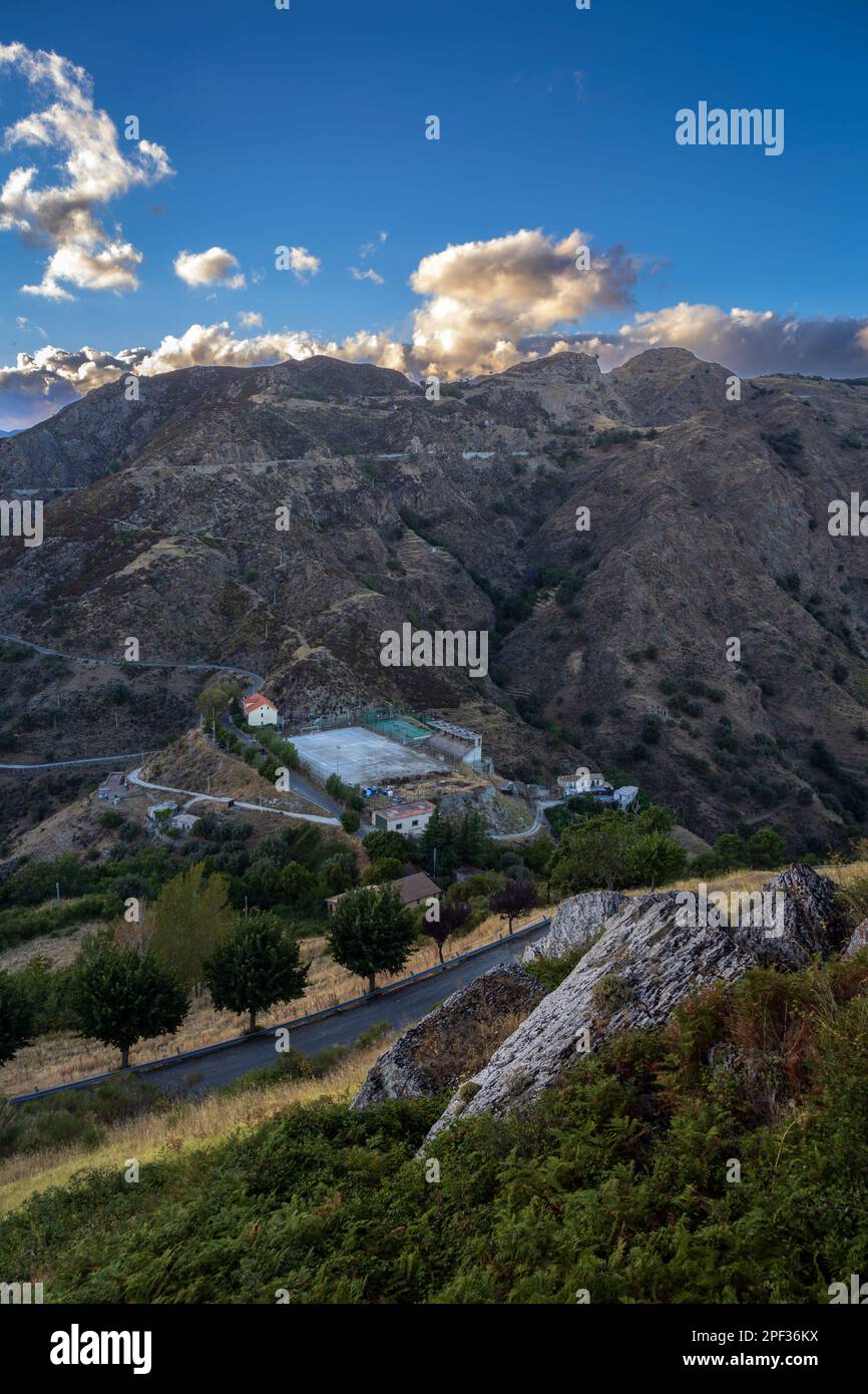 Panorama da Bova - Reggio Calabria Foto Stock