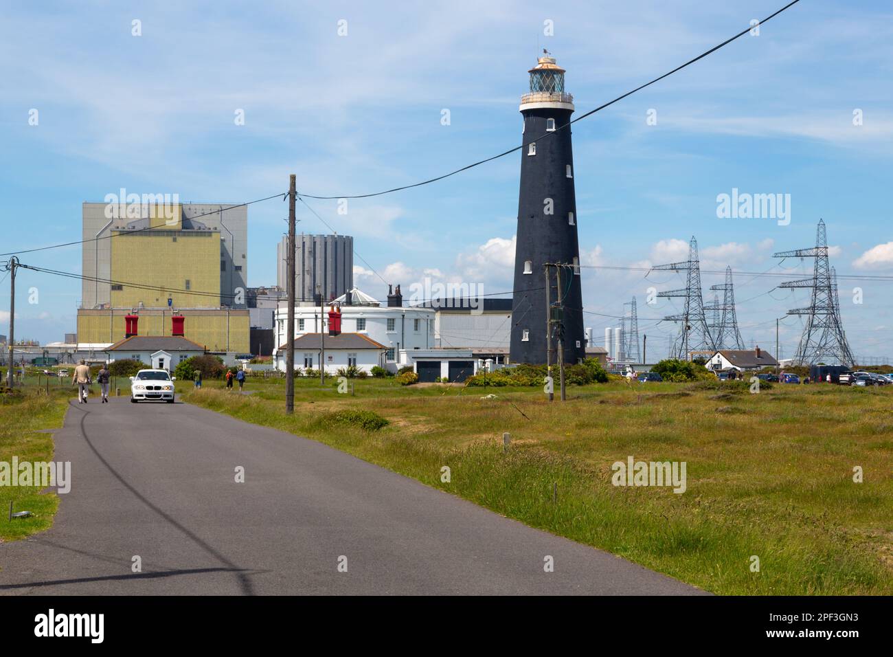 Centrale nucleare di Dungeness, Kent, Regno Unito Foto Stock