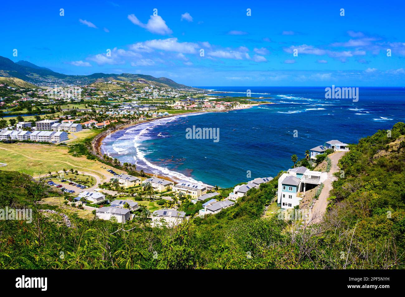 St Kitts e Nevis, Mar dei Caraibi Foto Stock
