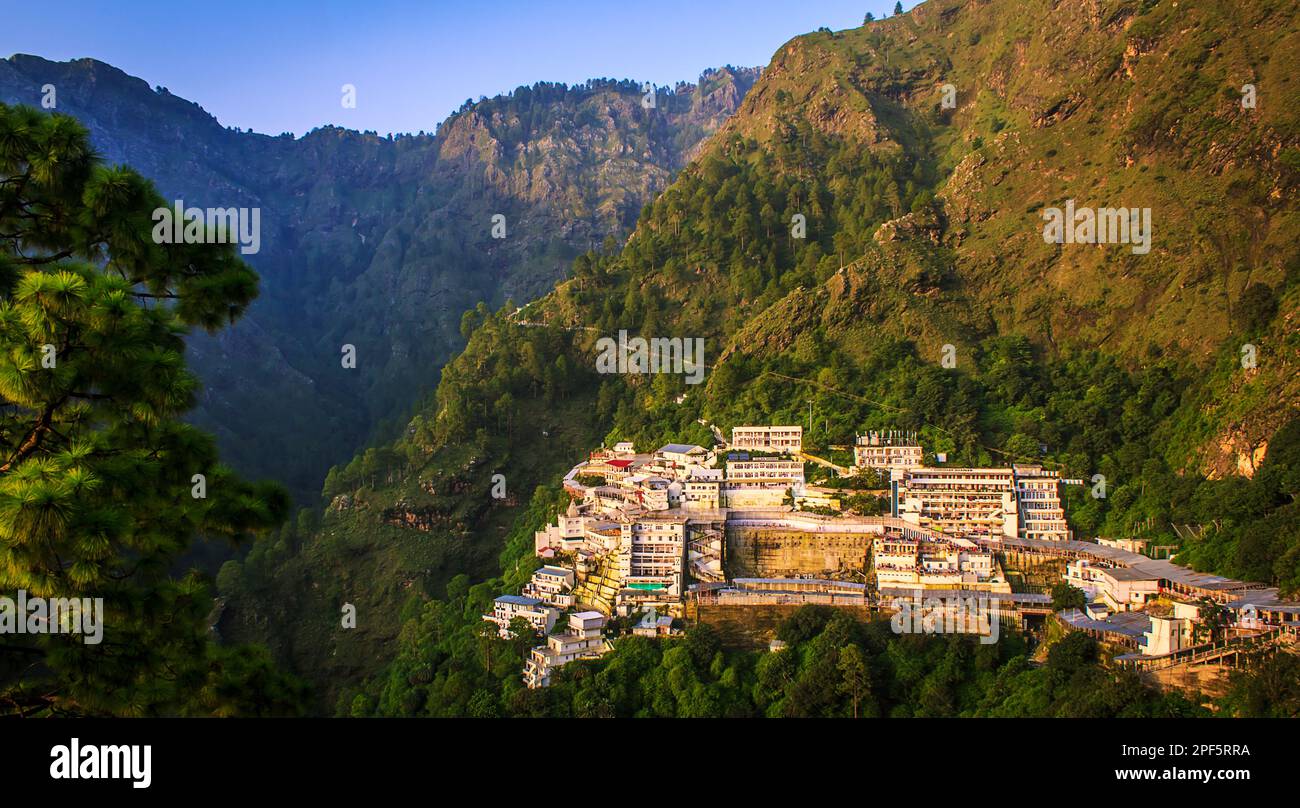 Vaishno devi tempiale in Jammu, India Foto Stock