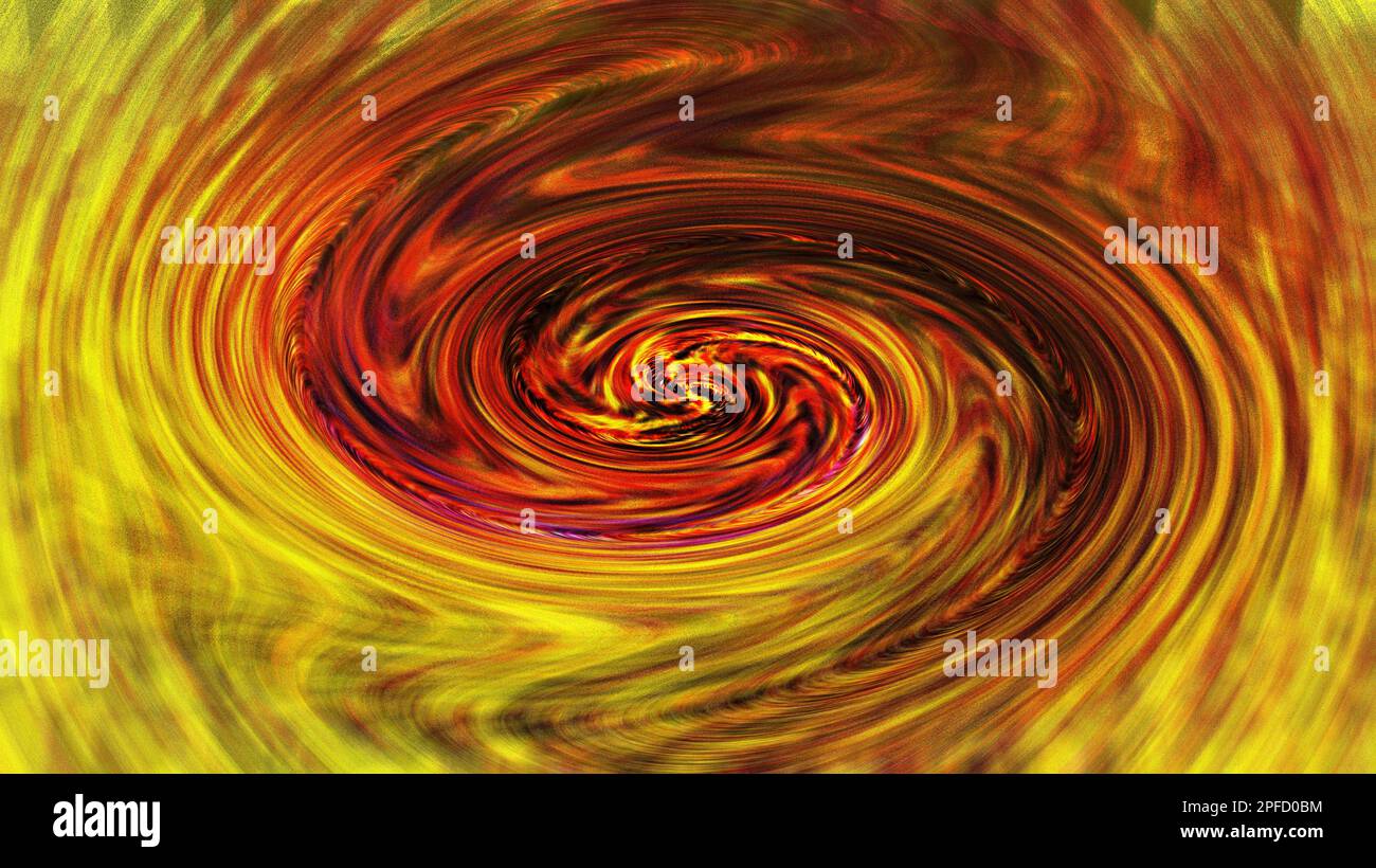 Le onde solari a spirale Swirly astraggono il modello di sfondo dell'immagine Foto Stock