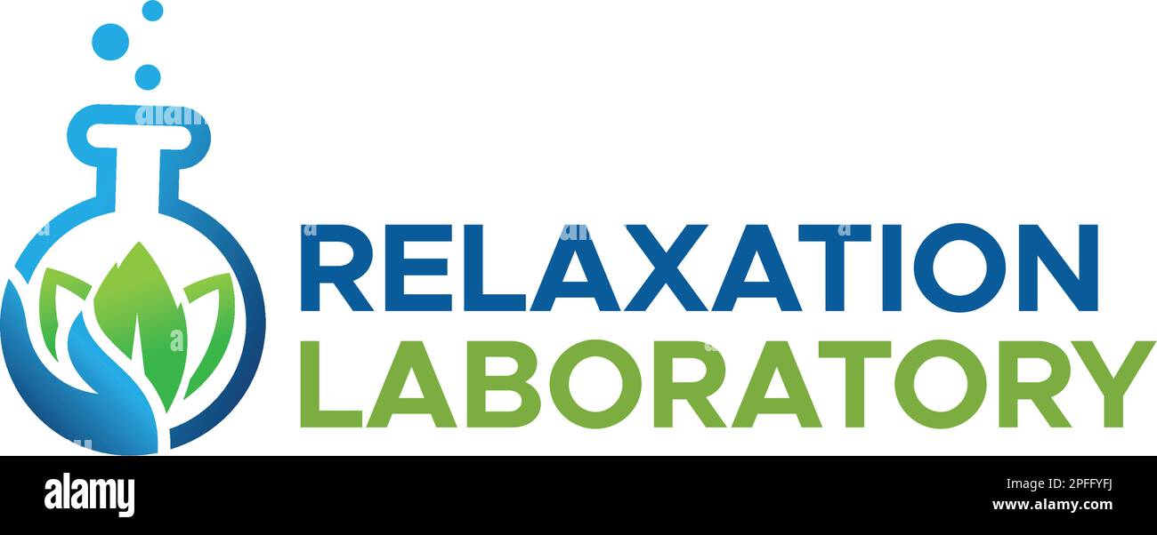 Moderno DESIGN con logo PER LABORATORIO RELAX Illustrazione Vettoriale