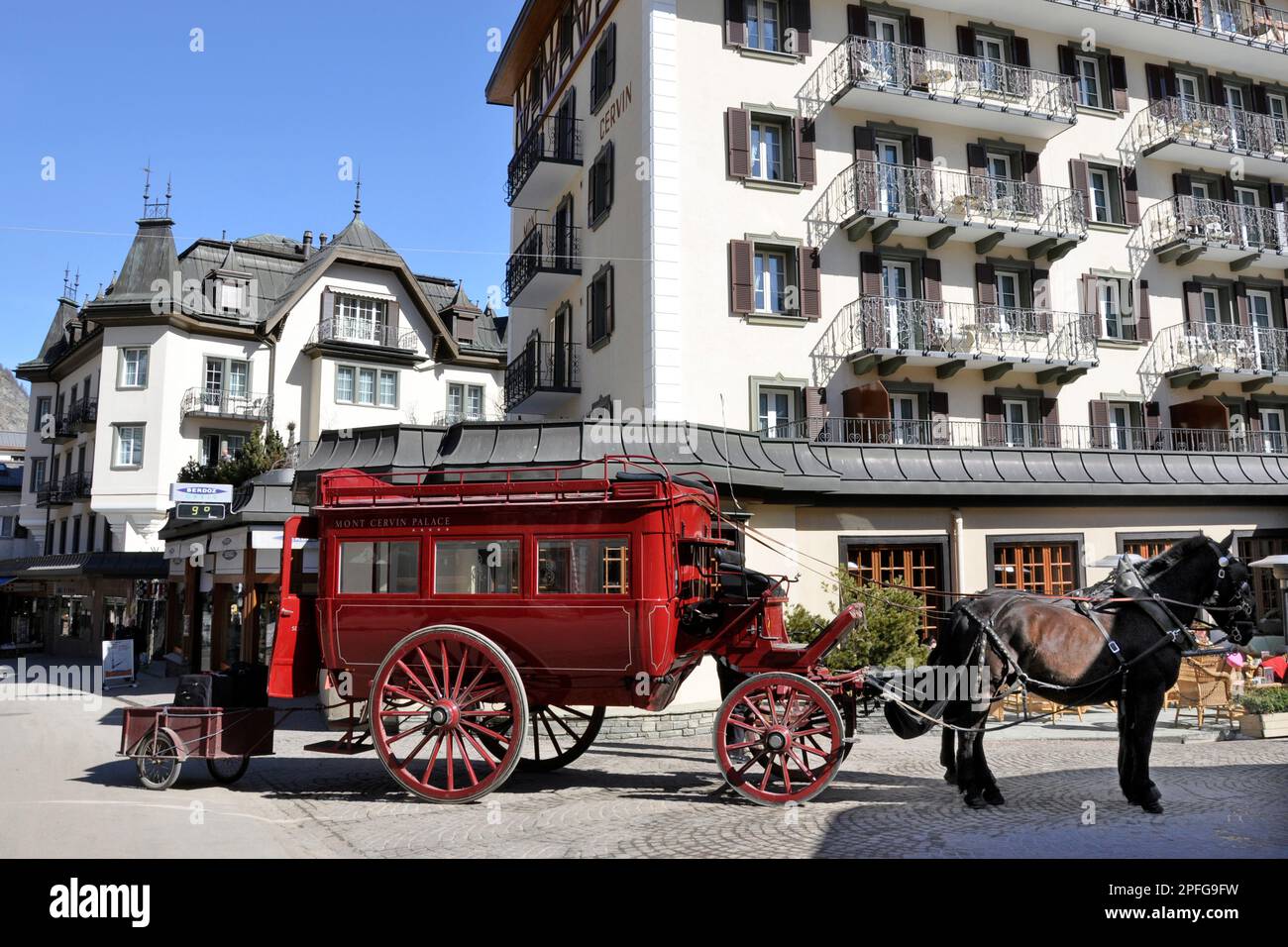 Zermatt. Svizzera Foto Stock